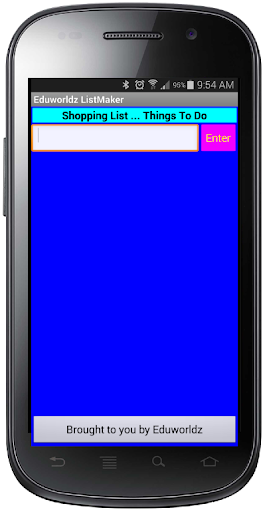 Android application List Maker screenshort