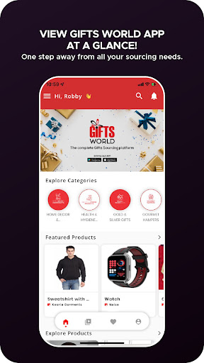 Android application Gifts World screenshort