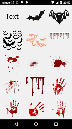 Halloween Photo stickers Screen 2