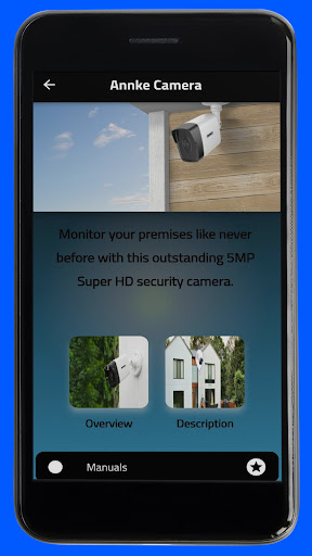 Android application annke camera guide screenshort