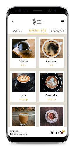 New Here Coffee Screen 3