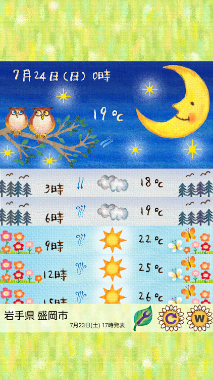 かわいい天気予報 - 2.2 - (Android)