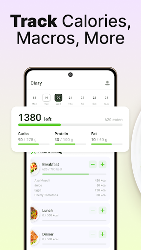 Calorie Counter: Food Tracker Screenshot 2 - AppWisp.com