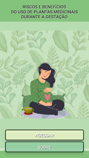 Android application Plantas Medicinais e Gestação screenshort