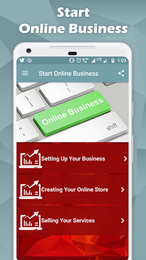 Android application Start Online Business Tips screenshort