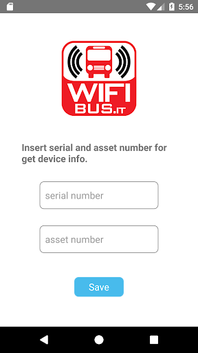 Android application WiFiBus screenshort