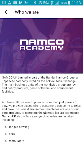 Namco UK Screen 3