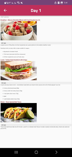 healthy eating meal plan