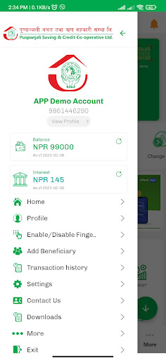 Android application Puspanjali Smart App screenshort