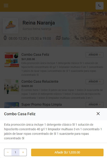 Reina Naranja UY Screen 3