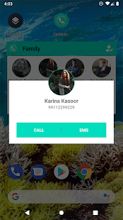 Contacts Widget - Quick Dial W Screenshot