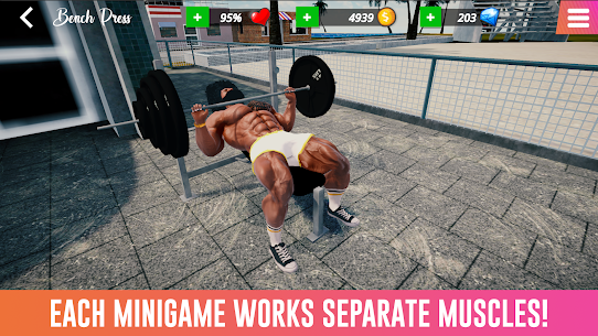 Iron Muscle IV MOD APK (Unlimited Gems/Gold/Energy) 4
