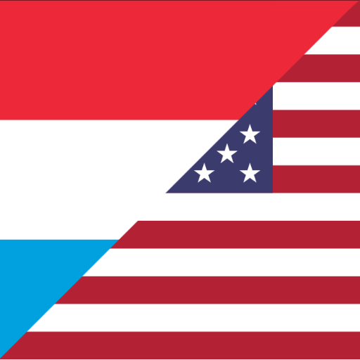 English - Luxembourgish logo