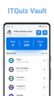 ITQuiz Vault Screenshot