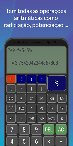 Android application Calculadora de Porcentagem PRO screenshort