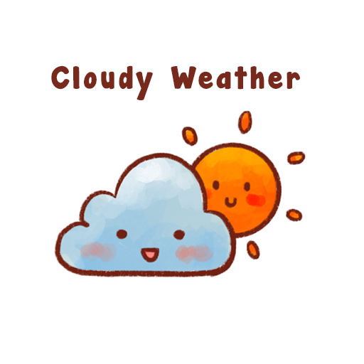 Cloudy Weather Theme +HOME logo