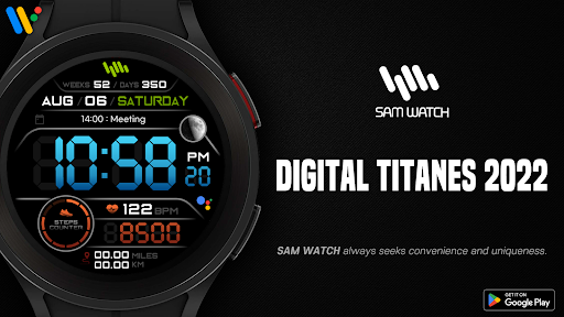 Android application SamWatch Digital Titanes 2022 screenshort