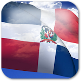 3D Dominican Flag icon