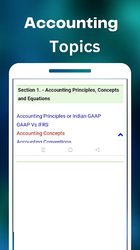 B.Com Accounting Study App Screen 2