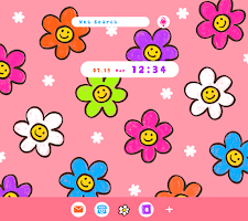 screenshot of Smiley Flowers Theme +HOME