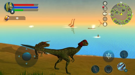 محاكي Dilophosaurus