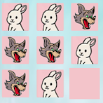Tic Tac Toe (Rabbit vs Wolf)