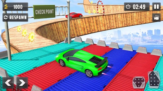 Crazy Car Driving Simulator Apk  Impossible Sky Tracks app mod 1