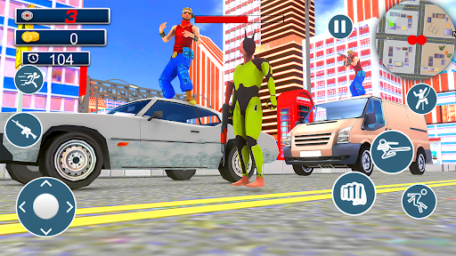 Super Spider Rope Hero Battle Screen 2