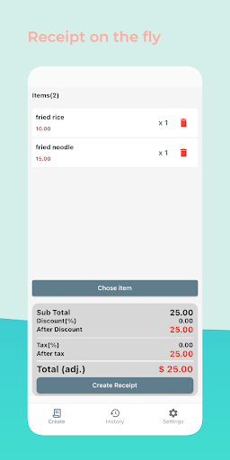 Open Invoice and Bill