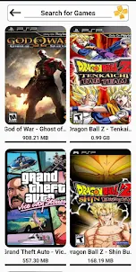 PSP PS2 Games