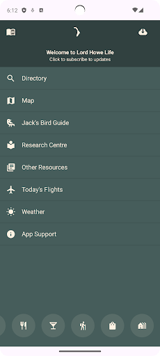 Android application Lord Howe Life screenshort