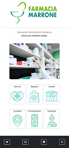 Android application Farmacia Marrone screenshort