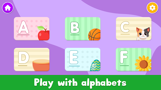 Kids Learning ABC and Tracing