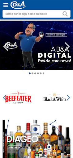 Android application B&A Comercial screenshort