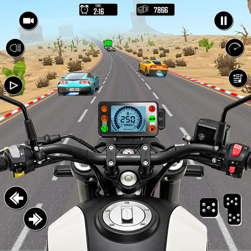 Highway Rider Bike Racing Game  Icon