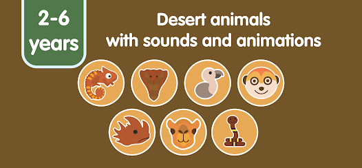 Captura 9 Learn Desert Animals for kids android