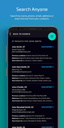 PeopleFinders: People Search Screen 2