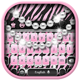 Zebra Keyboard - Luxury Pink icon