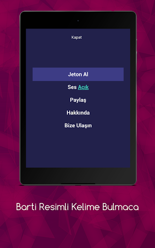 Barti Resimli Kelime Bulmaca