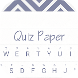 Quiz Paper Theme&Emoji Keyboard icon