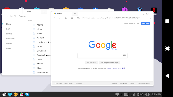 Sentio Desktop (Lollipop, Marshmallow) Screenshot