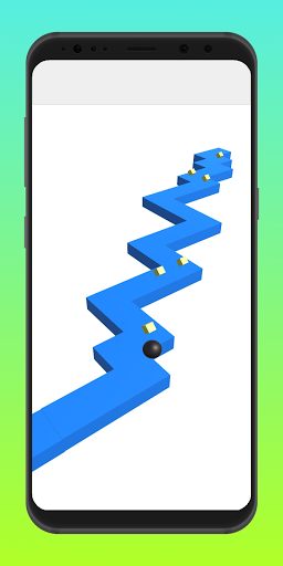 Zig Zag Blue Screen 2