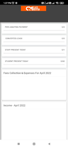 Android application Springdales Admin App screenshort