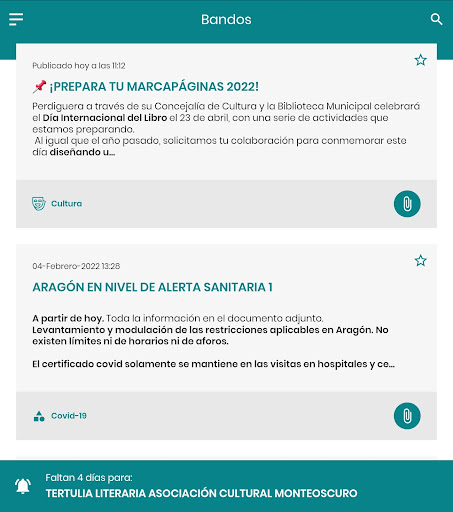 Perdiguera Informa Screen 3