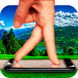 Treadmill: Sports fingers icon