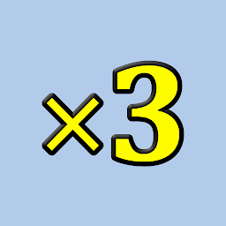 Icon image Multiply by 3