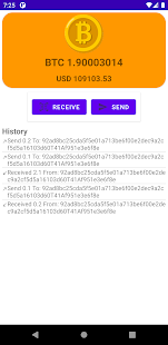 Fake Bitcoin Wallet Capture d'écran