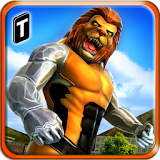 Scary Lion City Attack icon