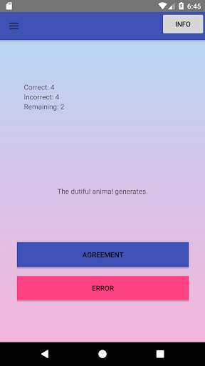 Agreement Error - Free English Grammar Exercises
