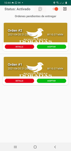 Instant Food Repartidores Screen 2